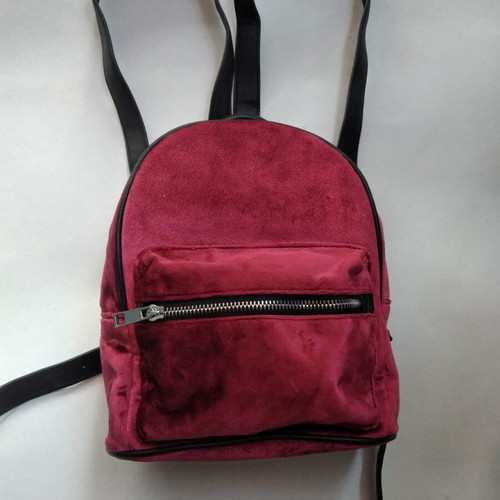 Velvet backpack like new