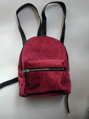 Velvet backpack like new