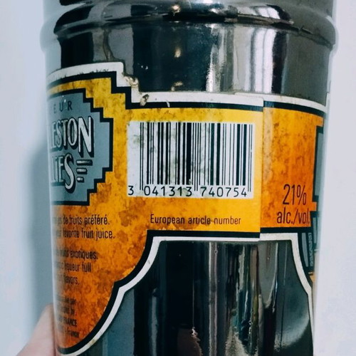 Vintage Shaker Bottle Charleston Follies Marie Brizard used, Art Deco decor
