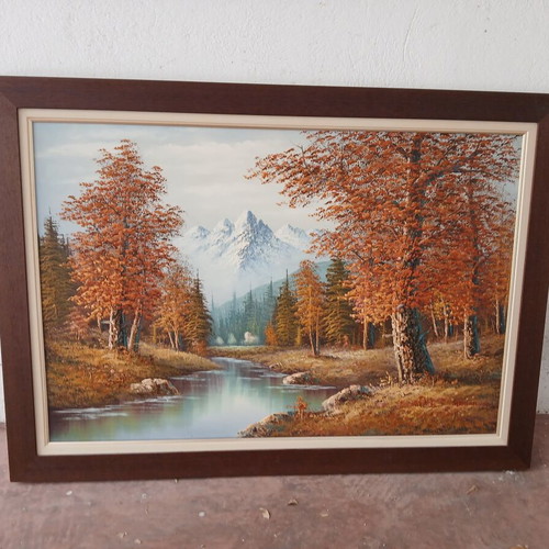 Landscape painting on canvas like new