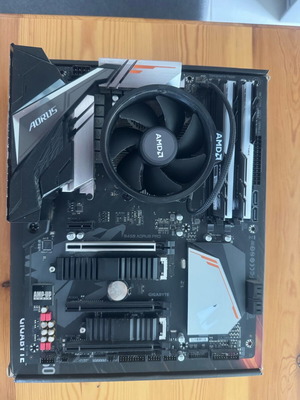Motherboard Aorus 450B Pro, TridentZ 16GB DDR4 και Ryzen 5 2600 μεταχειρισμένα, σετ