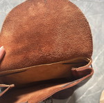 Leather backpack like new, brown