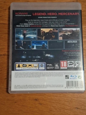 Metal Gear Solid V Ground Zeroes PS3 game