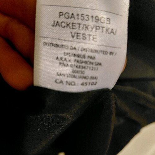 Silvian Heach jacket black with quilted sleeves and sequins like new