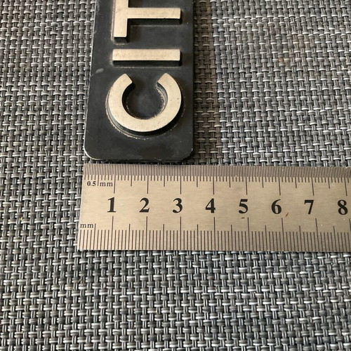 Citroen emblem used, fully metal