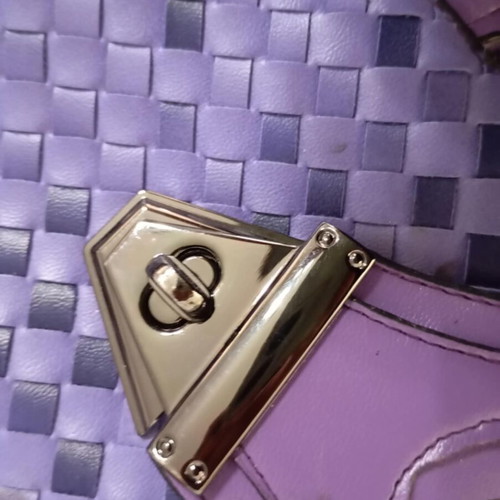 Tonny Black small purple shoulder bag like new, faux leather