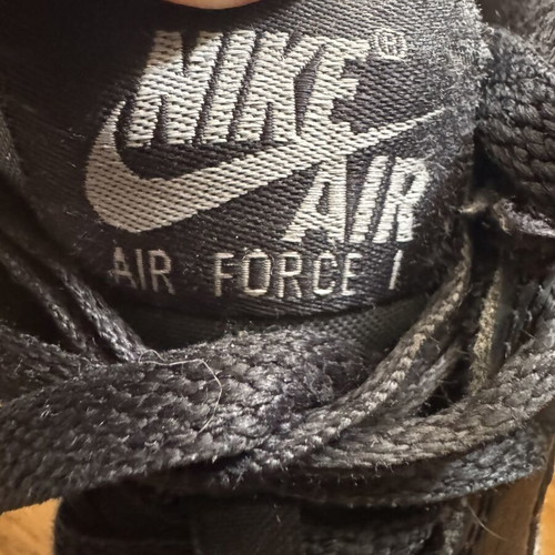 Nike Air Force 1 '07 LV8 sneakers size 38.5 used, black and grey