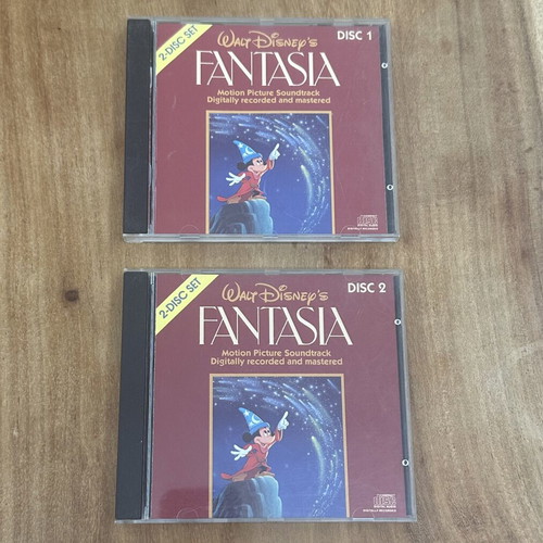 Disney Fantasia Motion Picture Soundtrack 2 CD set used