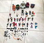 Cobra Rattler with 6 vehicles and 24 Gi Joe figures used