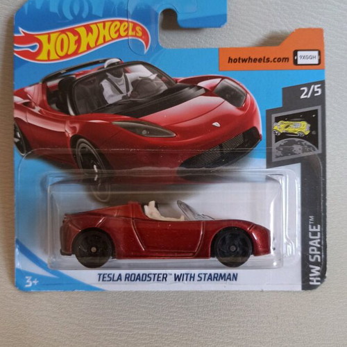 Hot Wheels Tesla Roadster With Starman new sealed