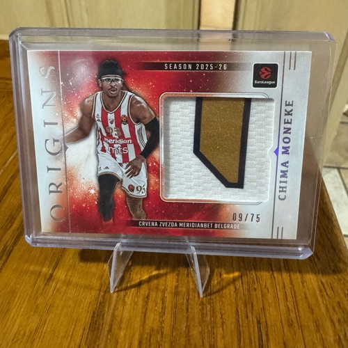 Chima Moneke Jumbo Patch /75 basketball card