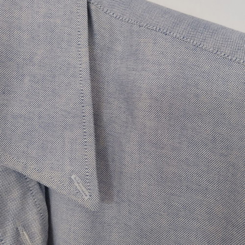 Zara men's shirt blue basic sport 100% cotton like new, size XL