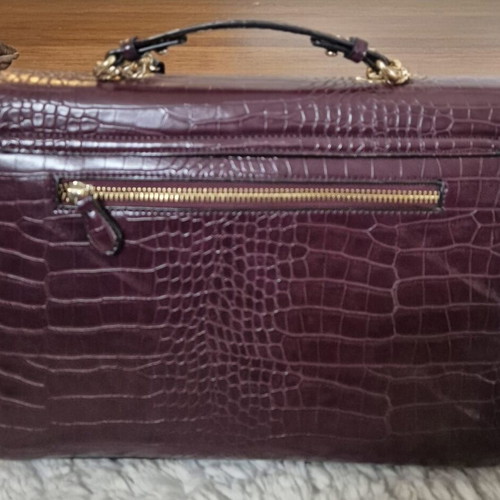 Aldo Rise by Misha Nonoo shoulder bag like new, deep burgundy faux leather