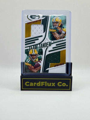 Christian Watson - Jayden Reed Panini Absolute 2025 Team Tandem Dual Patch καινούργιο