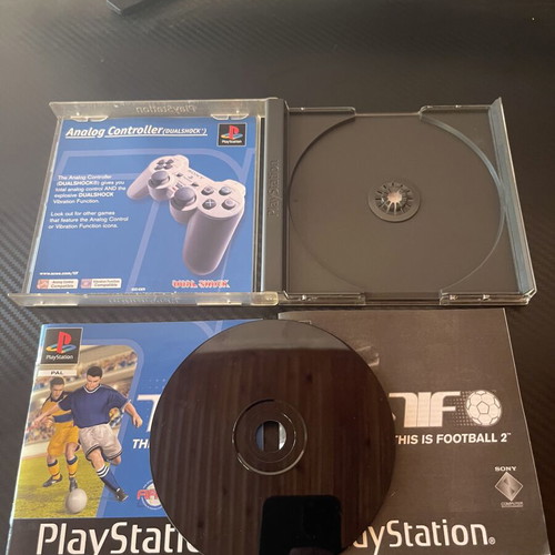 This Is Football 2 PlayStation 1 PS1 game, English PAL with Greek menu