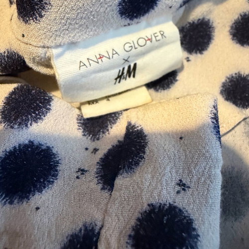 Anna Glover x H&M Polka Dot & Bee Print Summer Blazer Size S like new