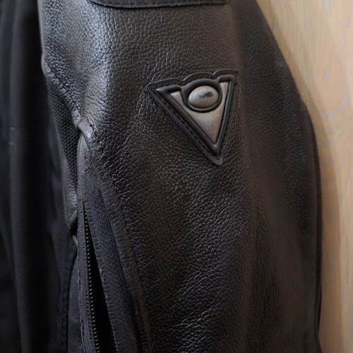 Rev'it leather motorcycle jacket size L refurbished