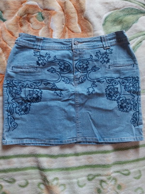 Raxevsky skirt used, blue turquoise, size L 40 12