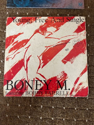 Boney M. Young Free and Single μεταχειρισμένος δίσκος, ηλεκτρονική