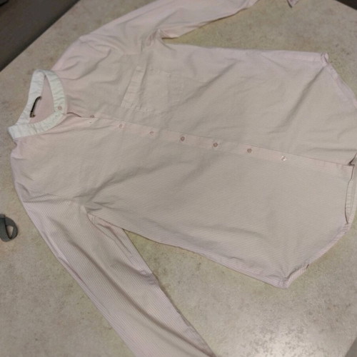 Julia Bergovich striped women's shirt like new, white pink size M
