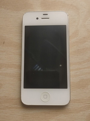 iPhone 4 A1332 white screen used LCD touch frame