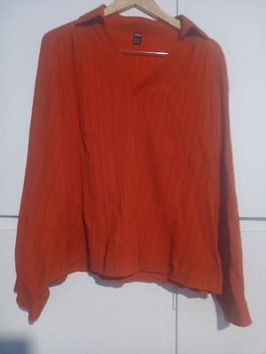 Shein blouse size M red like new