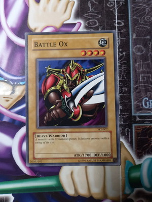 Battle Ox Yu-Gi-Oh! card near mint condition