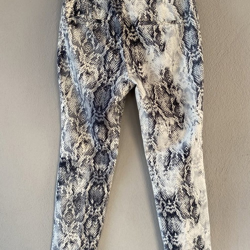 Zara Animal Print High Waist Ankle Pants like new, size S