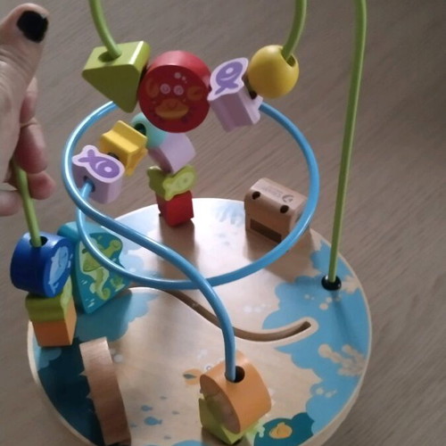 Ocean Beads Coaster baby toy like new, fine motor skills