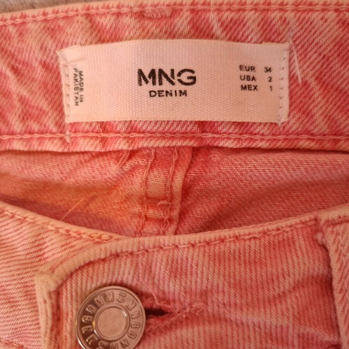 Mango pink jeans like new, size XS