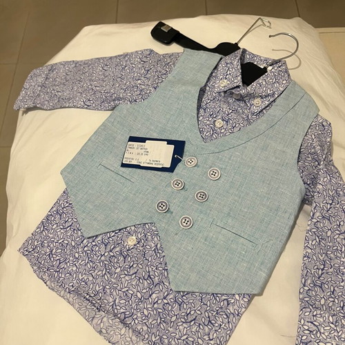Baptism outfit for boy new