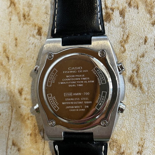 Casio AMW-700 fishing gear watch like new