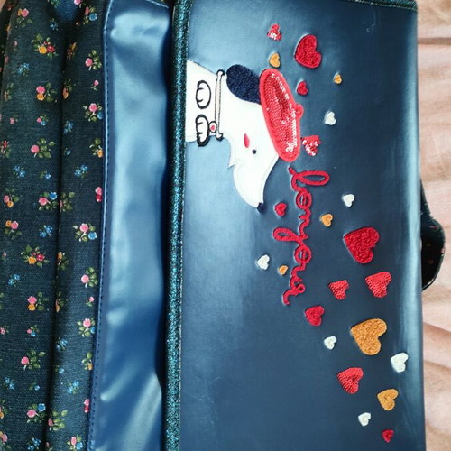 Children's backpack like new, blue
