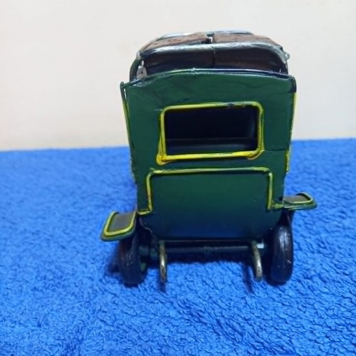 Handmade metal collectible car used