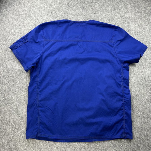 Dickies medical nurse shirt XL blue used with pockets