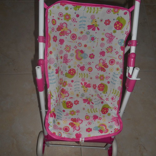 Doll stroller used, dimensions 60x60x25 cm