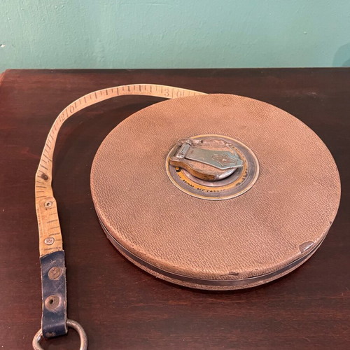 Antique measuring tape used