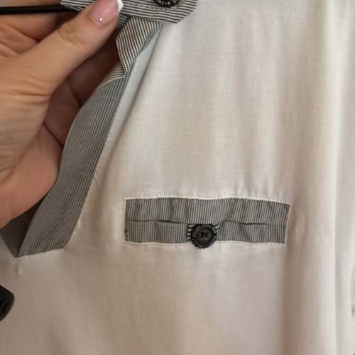 Madmext white shirt size L new