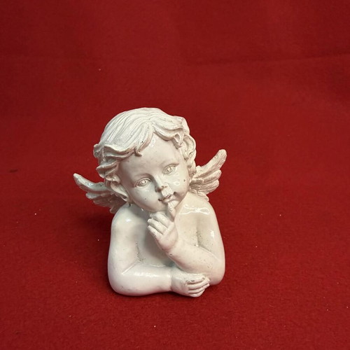 Angel figurine used resin, height 8 cm
