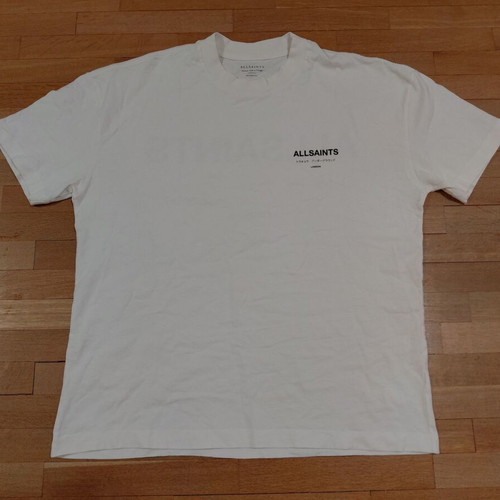 All Saints Underground White Shirt Size L Oversized Fit Excellent Condition
