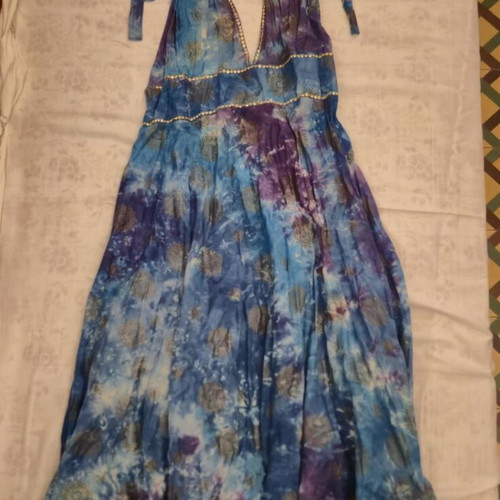 Blue Note Indian long dress medium used, multicolor
