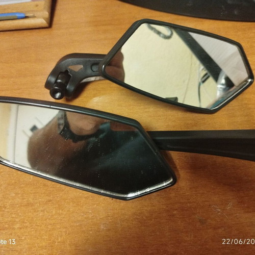 Bicycle and Motorcycle Mirrors used with mounting tools