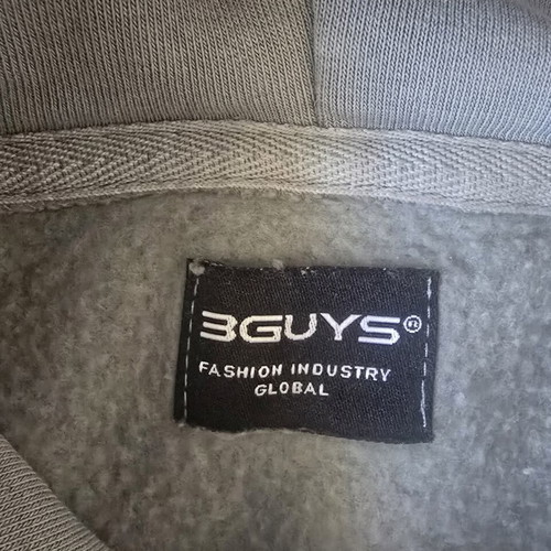 3Guys Hoodie like new, gray, Greek made