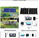  ΕΥΚΑΙΡΙΑ ΣΟΥΠΕΡ ΠΡΟΣΦΟΡΑ ΗΛΙΑΚΟ ΠΛΗΡΕΣ ΠΑΚΕΤΟ Dokio 200W Foldable Solar Panel China 18V Solar Panels Waterproof Cell/System