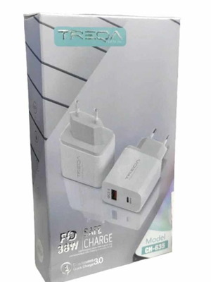 Quick charger 38W 1 USB 3.0+1 Type-C CH-635 new