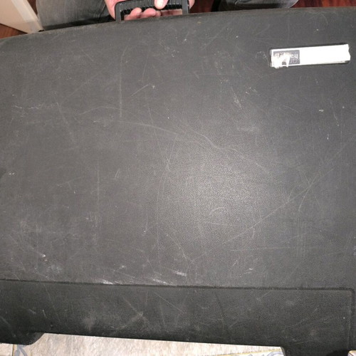 Delsey vintage travel suitcase used, very large 90s with 2 wheels