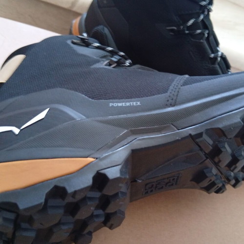 Salewa Puez 2 Mid Powertex hiking boots, black, size 44.5