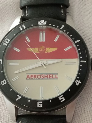 AeroShell Promotional Wristwatch used, analog Quartz