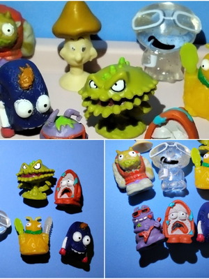 The Grossery Gang collectible set of 8 figures used with rare and exclusive pieces
