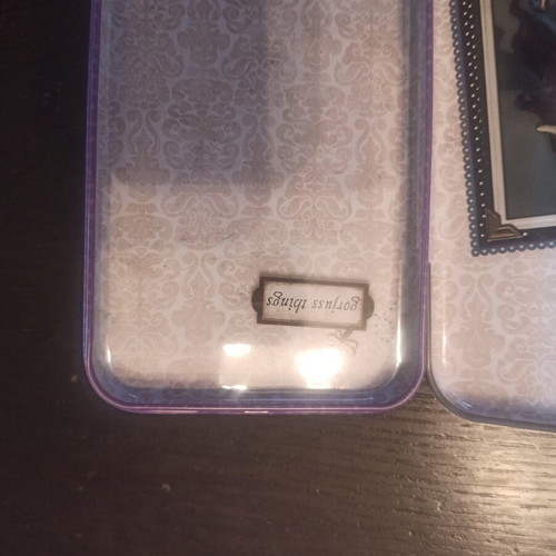 Santoro pencil case used, metal
